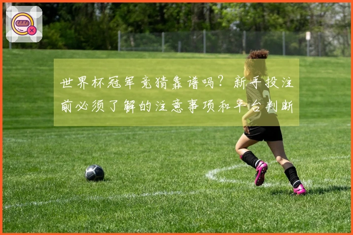 世界杯冠军竞猜靠谱吗？新手投注前必须了解的注意事项和平台判断指南
